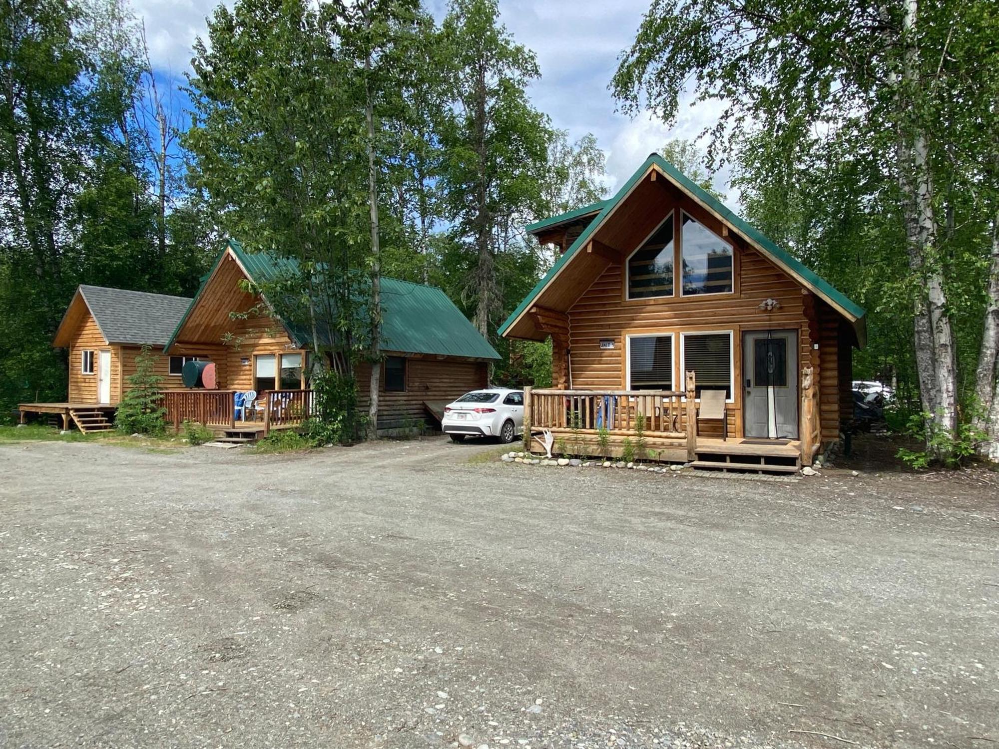 Talkeetna Log Cabin With Hot Tub Unit 1 Zewnętrze zdjęcie