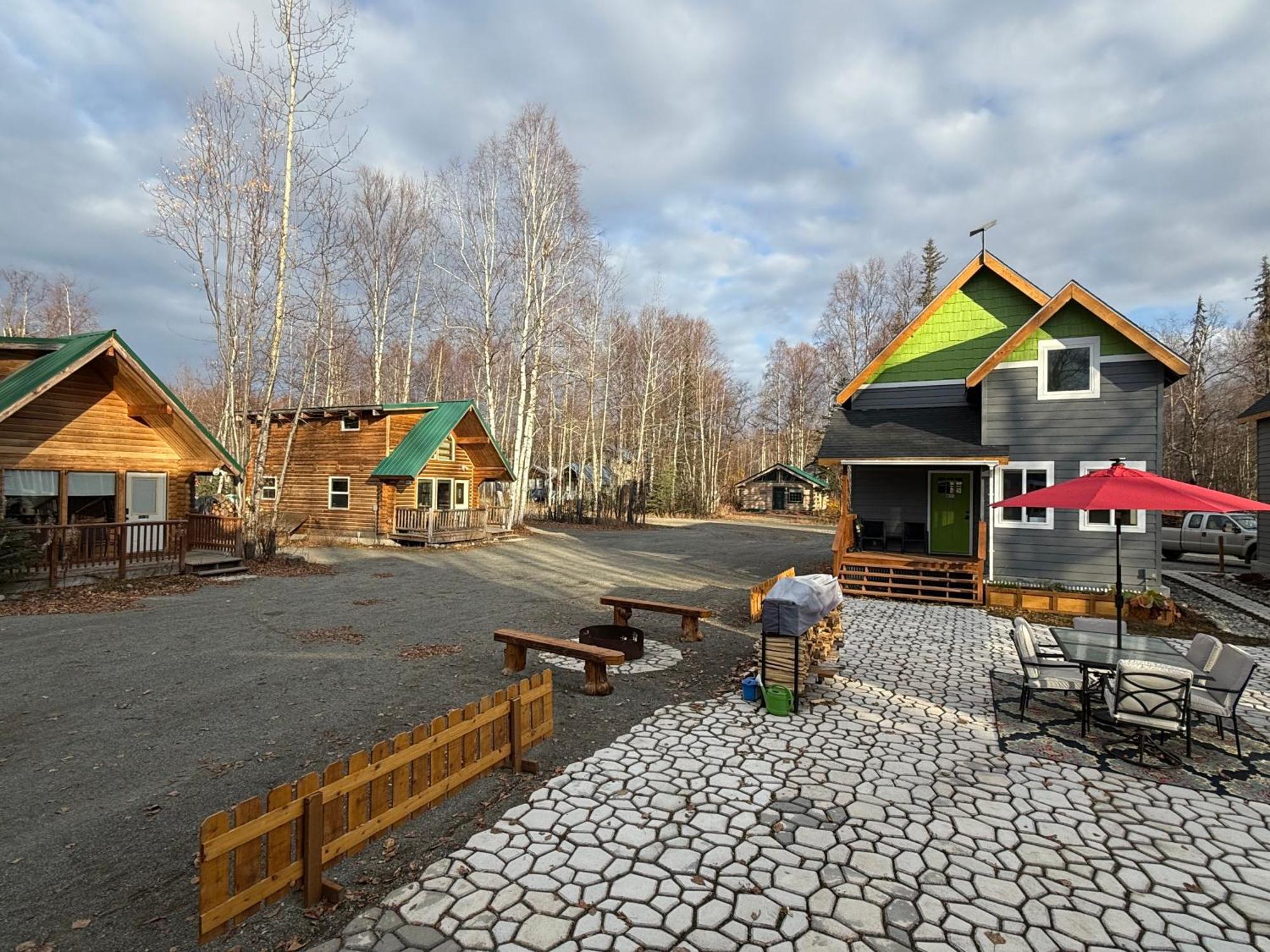 Talkeetna Log Cabin With Hot Tub Unit 1 Zewnętrze zdjęcie