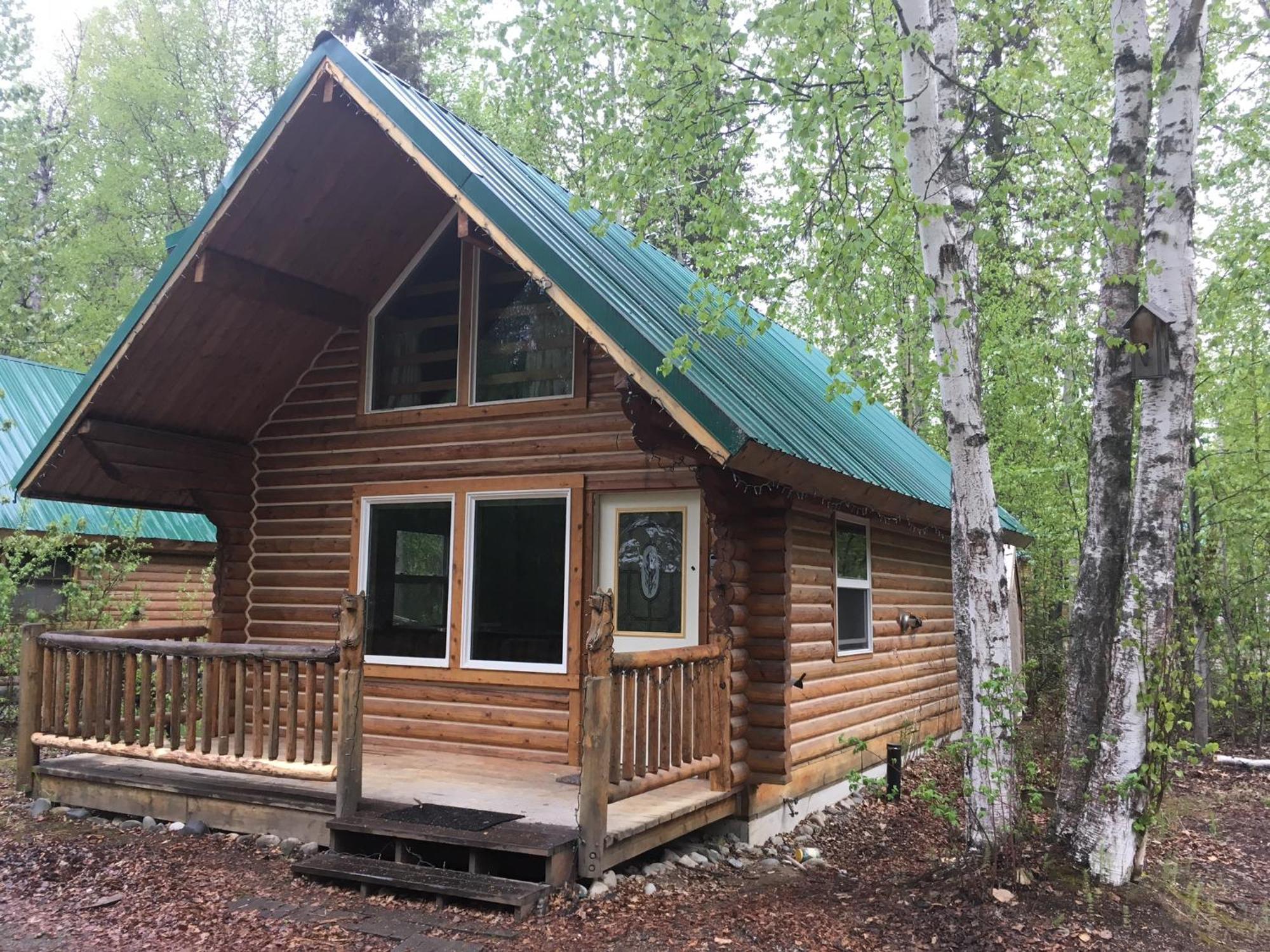 Talkeetna Log Cabin With Hot Tub Unit 1 Zewnętrze zdjęcie