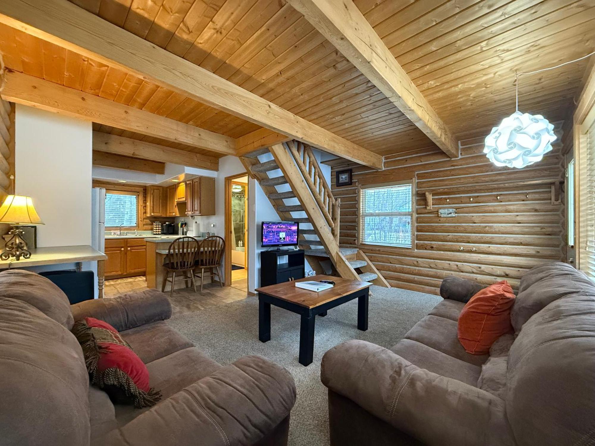 Talkeetna Log Cabin With Hot Tub Unit 1 Zewnętrze zdjęcie
